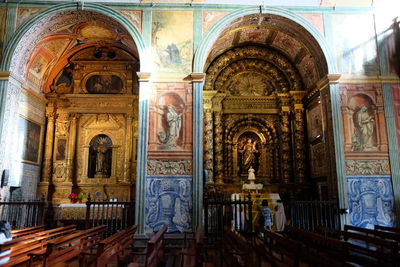 Interior of temple