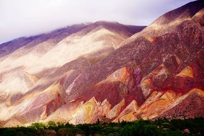 Scenic view of mountains