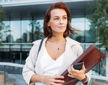 Young woman using mobile phone