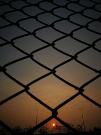 Full frame shot of chainlink fence