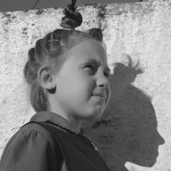 Close-up portrait of boy looking at camera