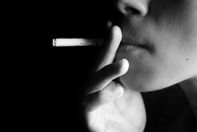 Close-up of human hand