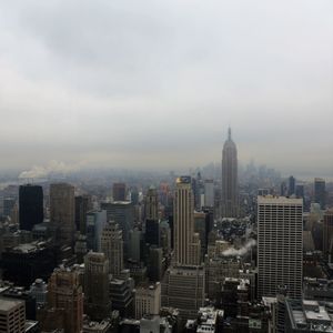 Aerial view of a city