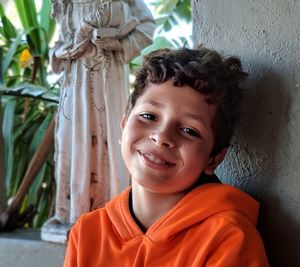 Portrait of smiling boy