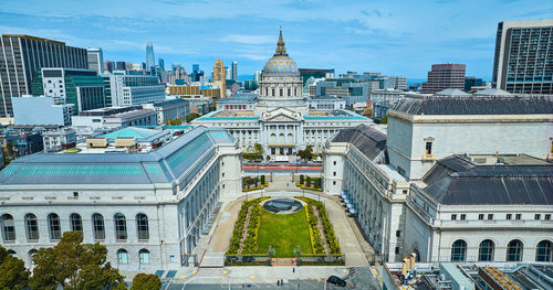 Buildings in city