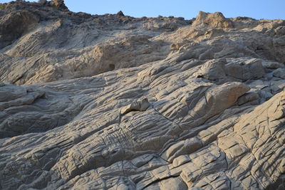 Rock formations against sky