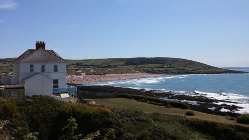 Scenic view of calm sea