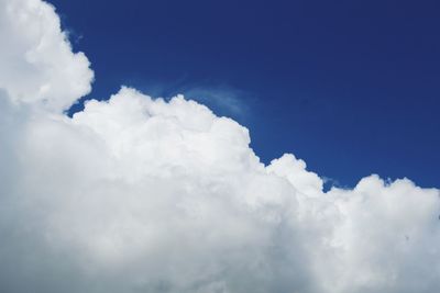 Low angle view of clouds in sky