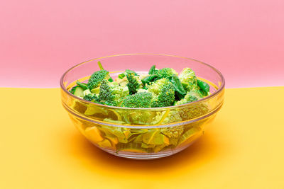 Close-up of drink against white background