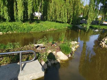 Scenic view of lake