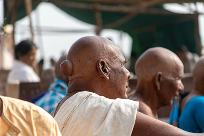 Close-up portrait of people