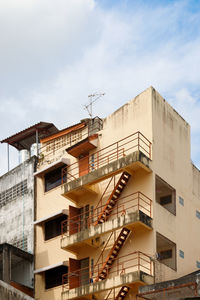 Low angle view of building against sky
