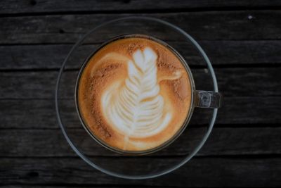 Close-up of coffee on table