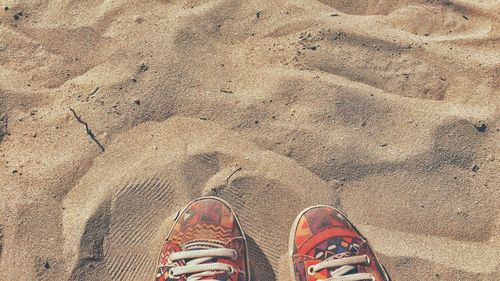 Sand and sneakers
