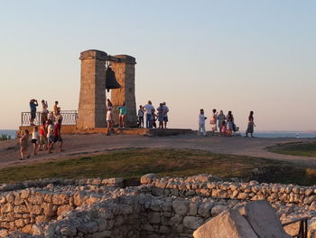 Group of people on the beach