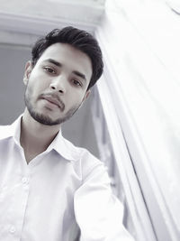 Portrait of young man