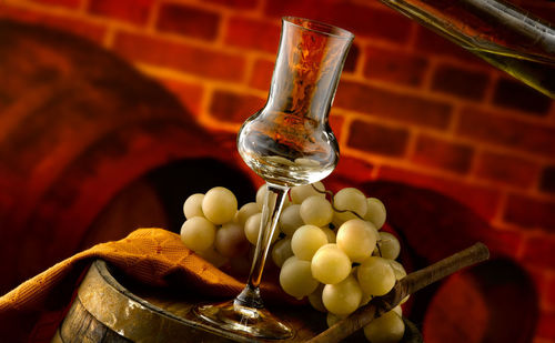 Close-up of drink in glass