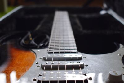 Close-up of guitar