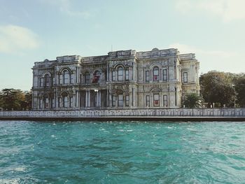 Low angle view of historical building