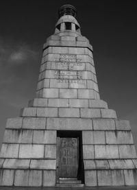 Low angle view of built structure against the sky