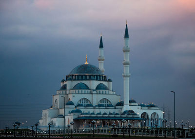 Mosque sky in city