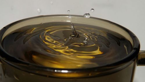 Close-up of drink on table