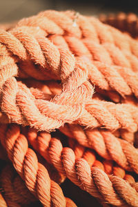 Orange rope