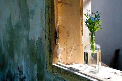 Close-up of vase on table