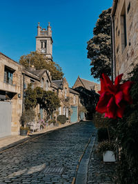 View of historic building against clear sky