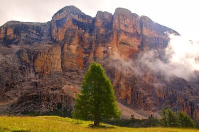 Scenic view of rock formations