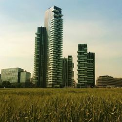 City skyline against sky