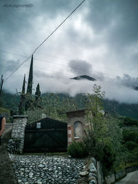 Buildings against sky in city