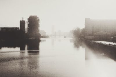 River with buildings in background