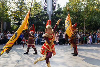 Group of people in traditional clothing