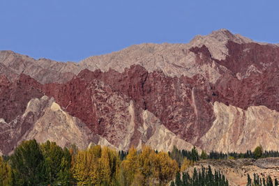 Sandstone and siltstone landforms of zhangye danxia-red cloud national geological park. 0836