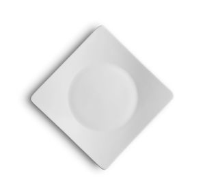 High angle view of empty paper against white background