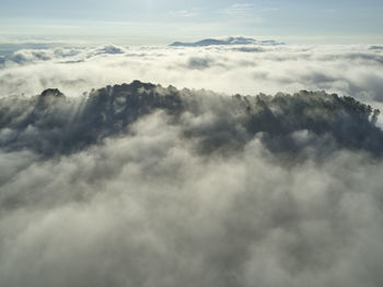 Low angle view of clouds in sky