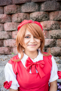 Portrait of a smiling young woman