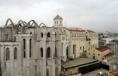 Historic building against sky in city