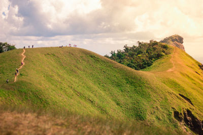 Scenic view of landscape against sky