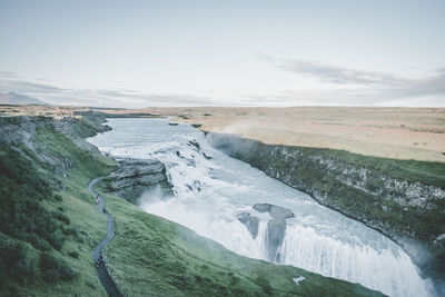 Icelandic waterfall