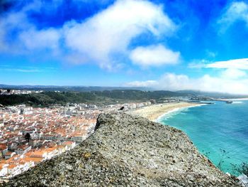 Panoramic view of sea against sky