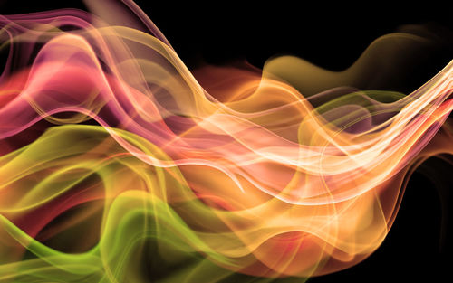 Close-up of abstract light painting