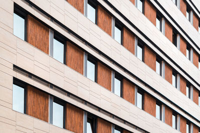 Low angle view of modern building