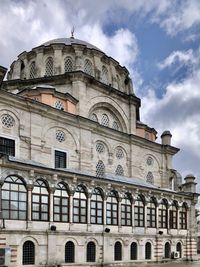 Low angle view of historical building against sky