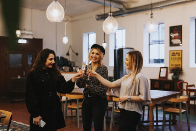 Group of people at restaurant