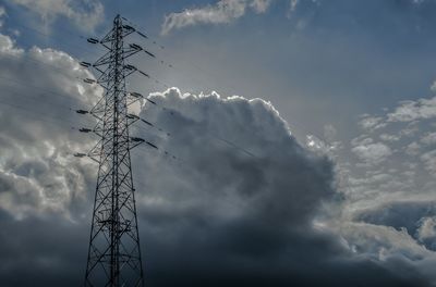 Low angle view of cloudy sky