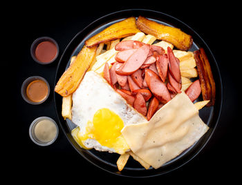Close-up of food in plate