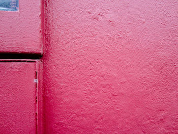 Full frame shot of pink wall