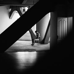 Man sitting in room